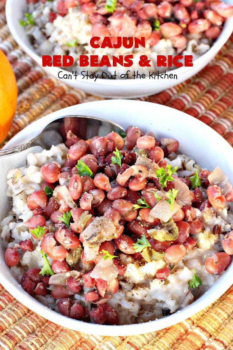 Cajun Red Beans and Rice – Can't Stay Out of the Kitchen
