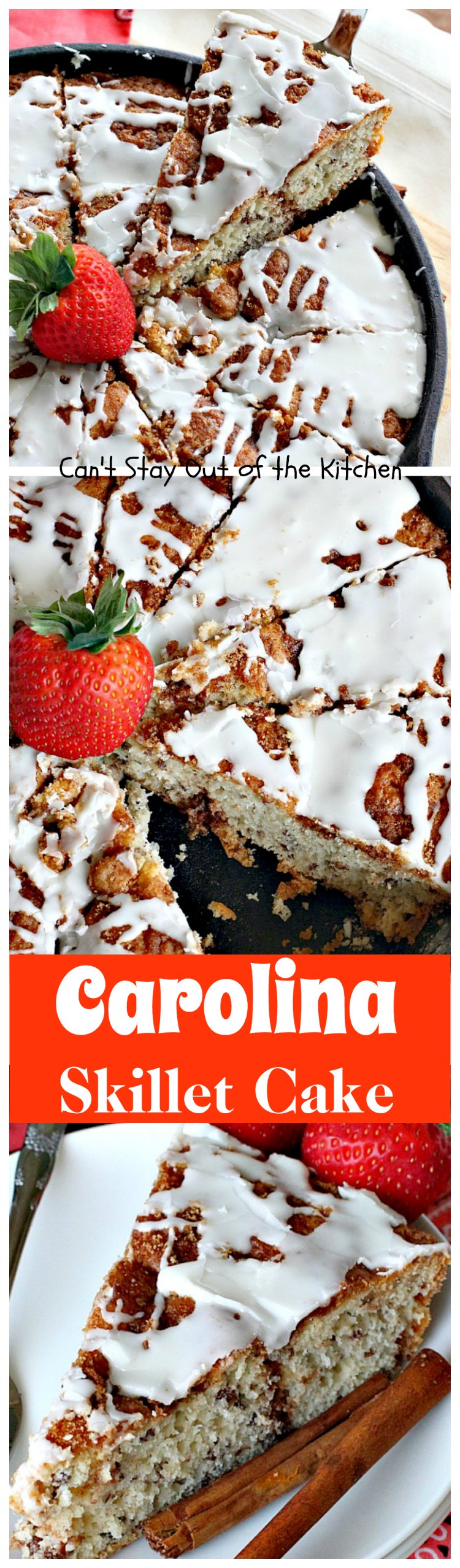 Carolina Skillet Cake | Can't Stay Out of the Kitchen