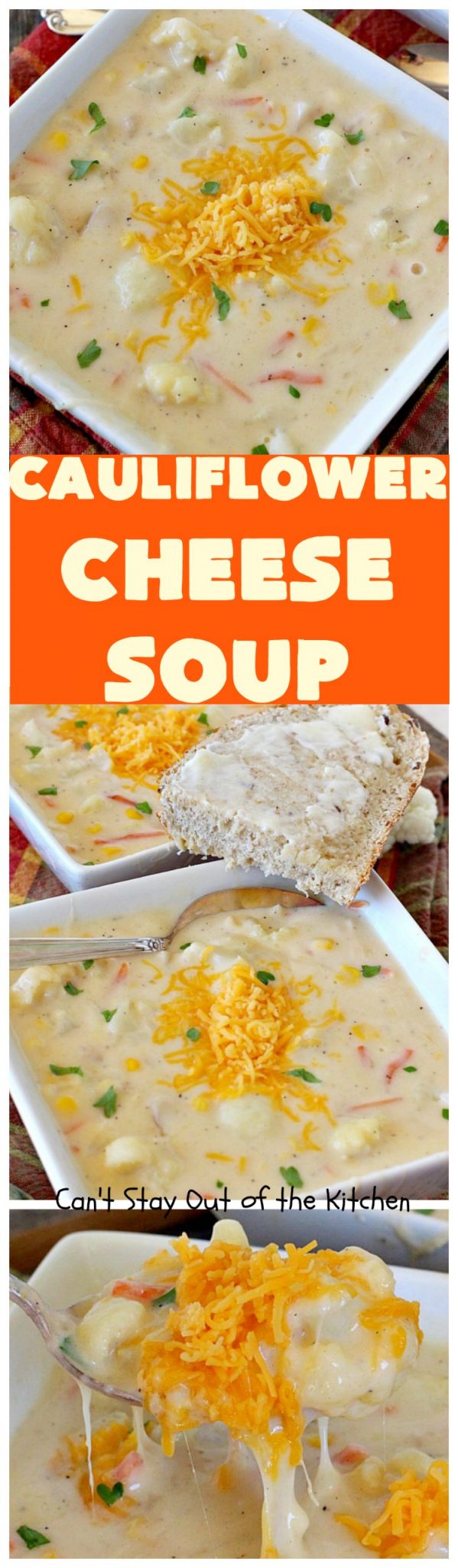 Cauliflower Cheese Soup Can't Stay Out of the Kitchen