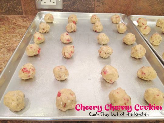 Cheery Cherry Cookies | Can't Stay Out of the Kitchen | fabulous #cherry #cookies with #pecans and #coconut. #dessert #candiedcherries