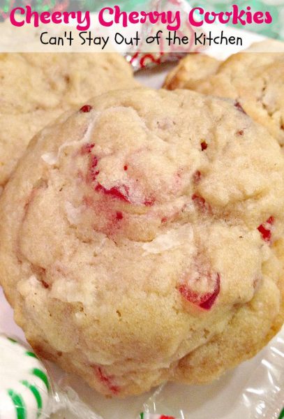 Cheery Cherry Cookies | Can't Stay Out of the Kitchen | fabulous #cherry #cookies with #pecans and #coconut. #dessert #candiedcherries