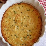 Cheese Turnip Puff | Can't Stay Out of the Kitchen | This #soufflé -type #SideDish puffs up while #baking so it's lighter and fluffier. #Turnips are an infrequently used #vegetable but they're certainly tasty in this #cheesy #casserole #SideDish. #Chives & #parsley amp up the flavors. It's great for family or company #dinners. #Holiday #HolidaySideDish #CheddarCheese #CheeseTurnipPuff