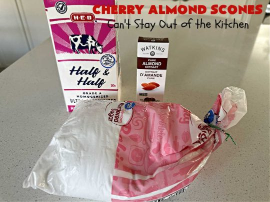 Cherry Almond Scones | Can't Stay Out of the Kitchen | #CherryAlmondScones are outrageously good & terrific for any kind of company or #holiday #breakfast like #Thanksgiving, #Christmas or #ValentinesDay. These #scones are filled with #cherries, #AlmondExtract & #almonds & glazed with a luscious #almond icing. Every bite will have you swooning! #HolidayBreakfastCherry Almond Scones | Can't Stay Out of the Kitchen | #CherryAlmondScones are outrageously good & terrific for any kind of company or #holiday #breakfast like #Thanksgiving, #Christmas or #ValentinesDay. These #scones are filled with #cherries, #AlmondExtract & #almonds & glazed with a luscious #almond icing. Every bite will have you swooning! #HolidayBreakfast
