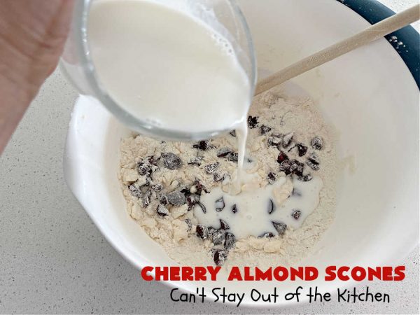 Cherry Almond Scones – Can't Stay Out Of The Kitchen