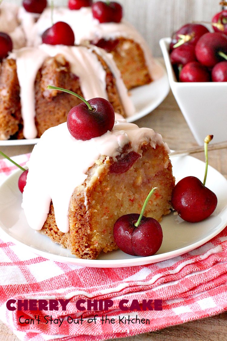 Cherry Chip Cake Can't Stay Out of the Kitchen