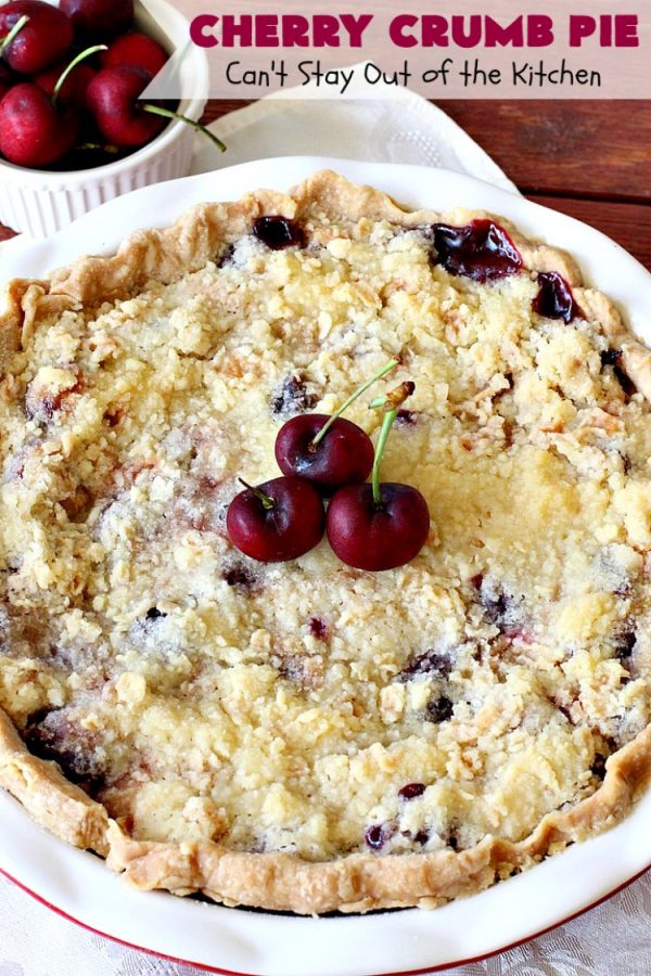 crumb topping for cherry pie