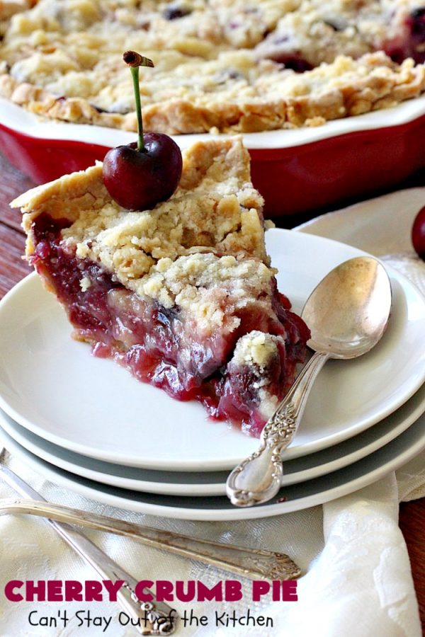 cherry pie with crumb topping recipe