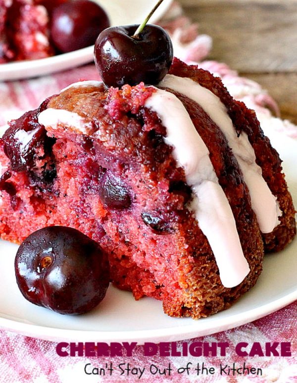 Cherry Delight Cake Can't Stay Out of the Kitchen