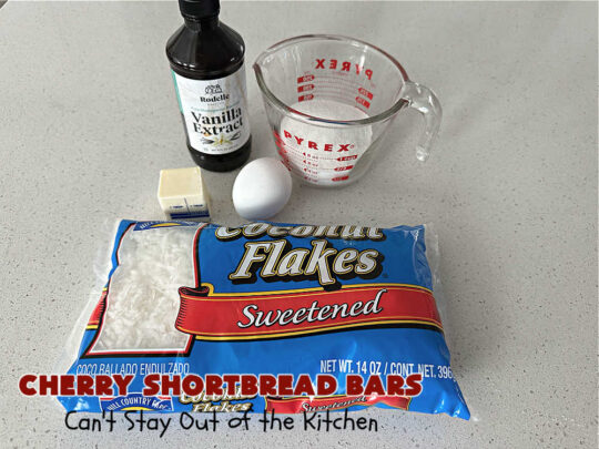 Cherry Shortbread Bars | Can't Stay Out of the Kitchen | These festive & beautiful #cookies are perfect for the #holidays. Whether a #ChristmasCookieExchange, #tailgating or office party, or #potluck, this #CherryDessert is fantastic & will be much enjoyed by all your family & friends. Great for #Thanksgiving, #Christmas or #NewYearsDay. #dessert #CherryPreserves #CherryShortbreadBars