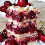 Cherry Slab Pie | Can't Stay Out of the Kitchen | this irresistible #pie is outrageously delicious. It's terrific to serve in the #summer when #FreshCherries are in season. We like it for #Tailgating parties, potlucks, Family Reunions or backyard BBQs. #dessert #CherryDessert #CherrySlabPie #Holiday #cherries #HolidayDessert #FourthOfJulyDessert #NWCherries #NorthwestCherryGrowers #Canbassador #FavoriteCherryPie