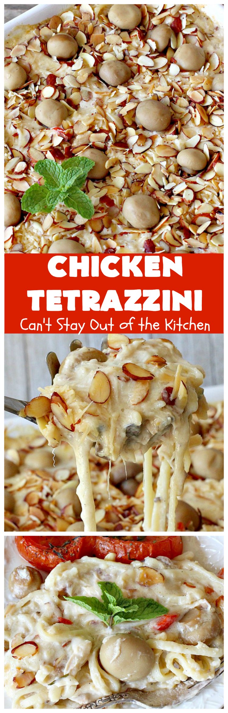 Chicken Tetrazzini | Can't Stay Out of the Kitchen