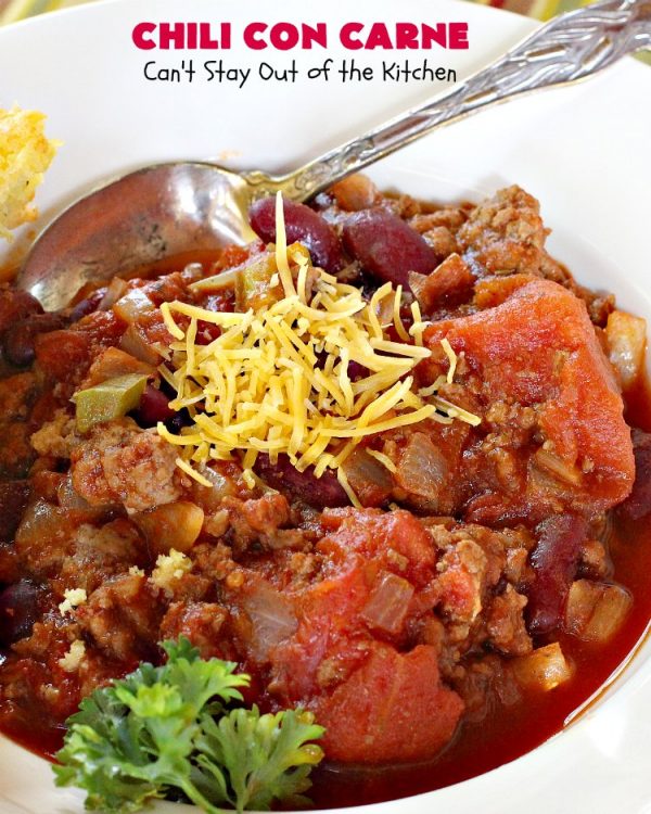 Chili Con Carne - Can't Stay Out of the Kitchen