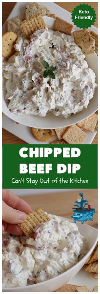 Chipped Beef Dip Can T Stay Out Of The Kitchen   Chipped Beef Dip Collage 1 205x600 