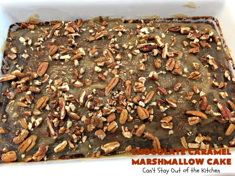 Chocolate Caramel Marshmallow Cake 511be Can't Stay Out of the Kitchen