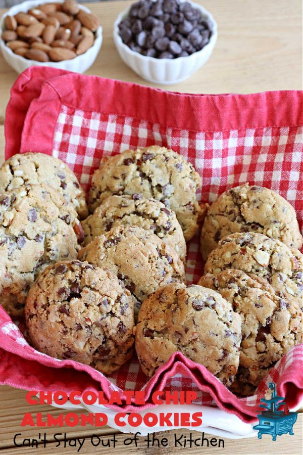 Chocolate Chip Almond Cookies Can't Stay Out of the Kitchen