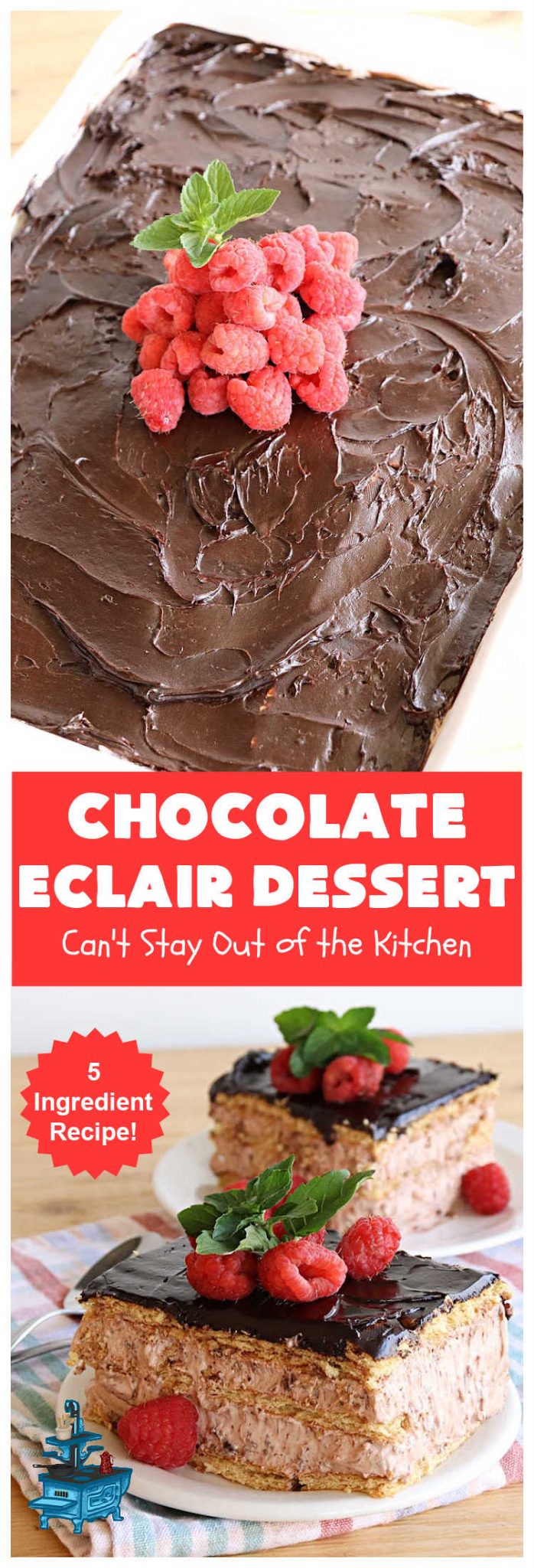 Chocolate Éclair Dessert – Can't Stay Out of the Kitchen