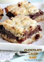 Chocolate Layer Bars – Can't Stay Out of the Kitchen