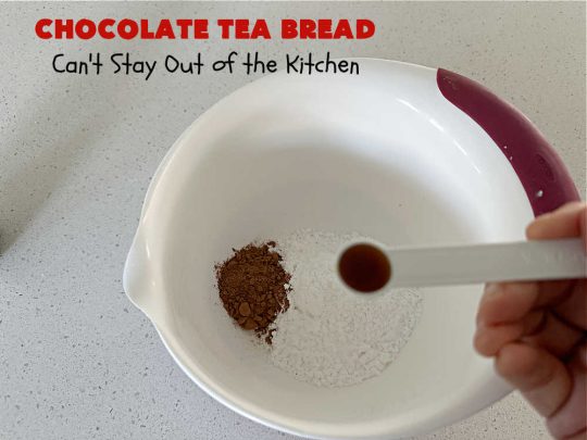 Chocolate Tea Bread | Can't Stay Out of the Kitchen | this delectable #TeaBread is rich, decadent & so heavenly you won't be able to stop eating it! #ChocolateChips & #cocoa make this #SweetBread delightfully #chocolaty. Great for a weekend, company or #holiday #breakfast or #brunch. #Thanksgiving #Christmas #NewYearsDay #chocolate #ChocolateTeaBread