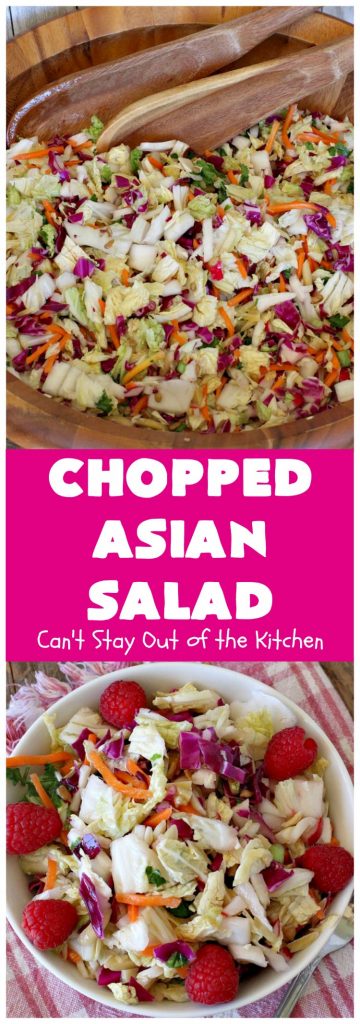 Chopped Asian Salad | Can't Stay Out of the Kitchen