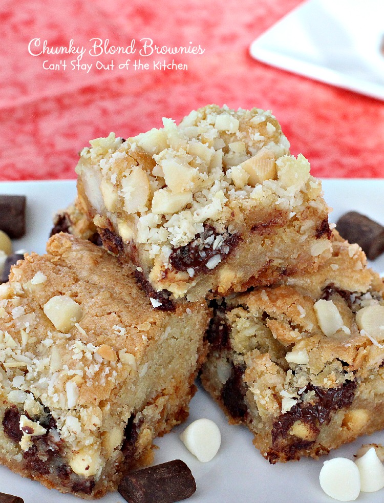 Chunky Blond Brownies IMG_6306 Can't Stay Out of the Kitchen