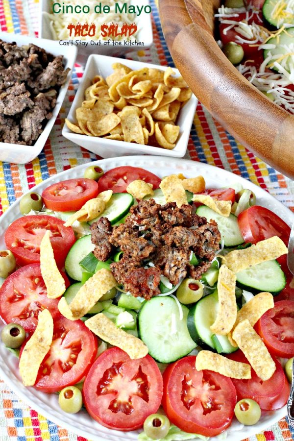 Cinco De Mayo Taco Salad | Can't Stay Out of the Kitchen