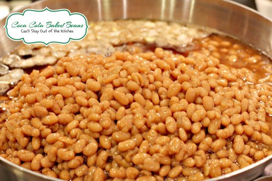 Coca Cola Baked Beans | Can't Stay Out of the Kitchen | this is a healthier version that uses Virgil's natural #cola #groundturkeysausage and #molasses. #bakedbeans