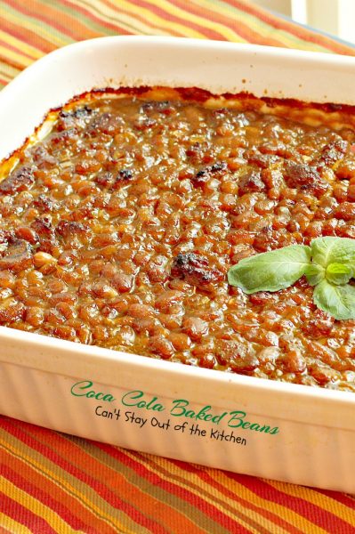 Coca Cola Baked Beans | Can't Stay Out of the Kitchen | this is a healthier version that uses Virgil's natural #cola #groundturkeysausage and #molasses. #bakedbeans