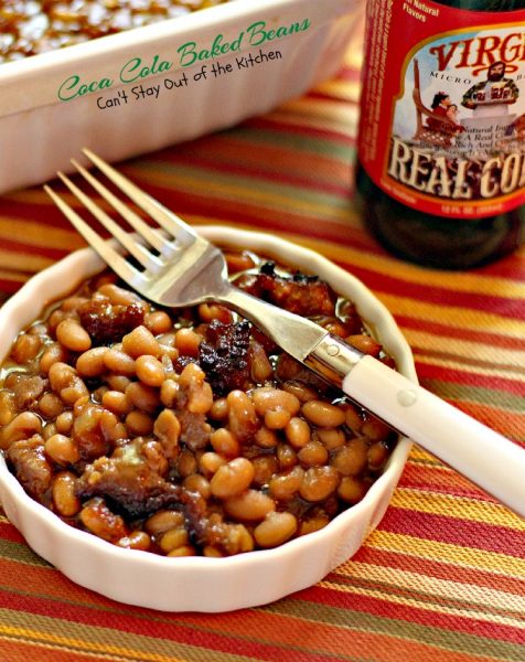 Coca Cola Baked Beans | Can't Stay Out of the Kitchen | this is a healthier version that uses Virgil's natural #cola #groundturkeysausage and #molasses. #bakedbeans