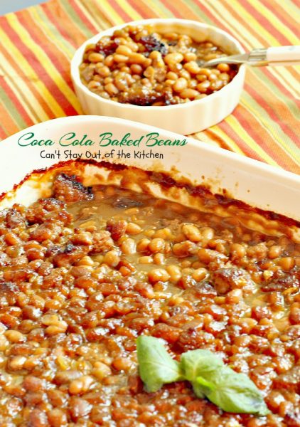 Coca Cola Baked Beans | Can't Stay Out of the Kitchen | this is a healthier version that uses Virgil's natural #cola #groundturkeysausage and #molasses. #bakedbeans