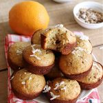 Coconut Orange Date Muffins | Can't Stay Out of the Kitchen | these scrumptious #muffins are perfect for a weekend, company or #holiday #breakfast or #brunch. These moist & flavorful #muffins are filled with #coconut & #dates & delicately flavored with grated #OrangePeel. Every bite is irresistible! #CoconutOrangeDateMuffins