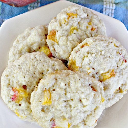 Cracked Peach Cookies | Can't Stay Out of the Kitchen