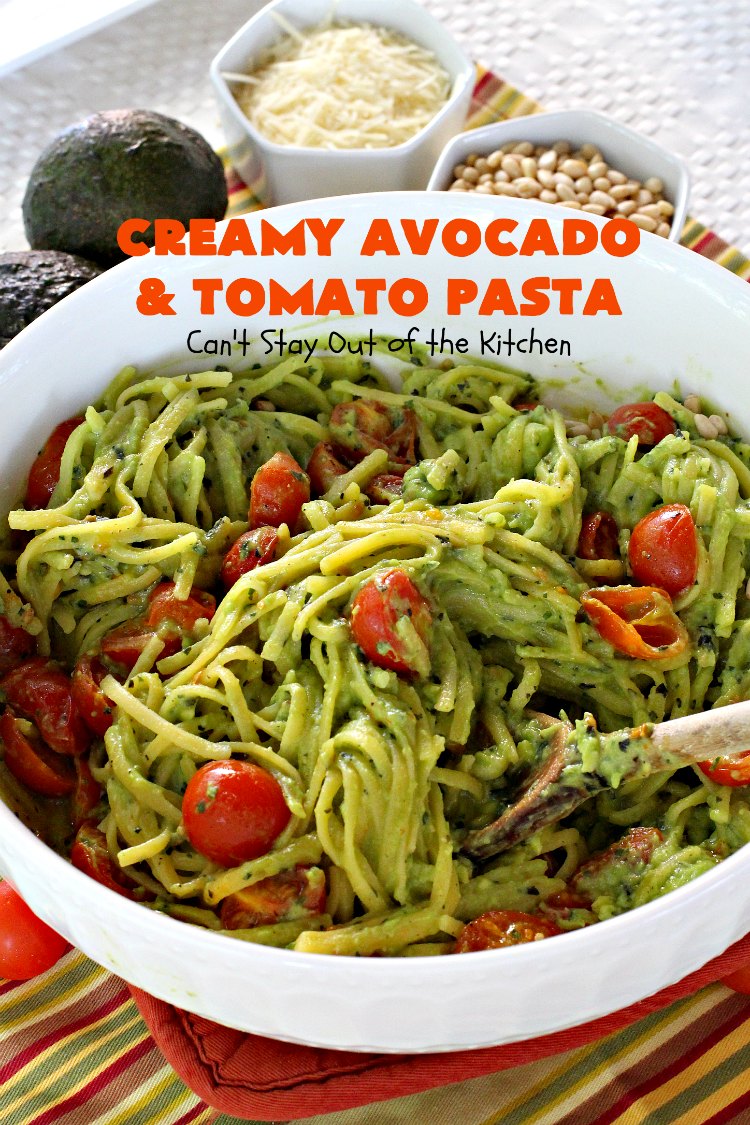 Creamy Avocado and Tomato Pasta Can't Stay Out of the Kitchen