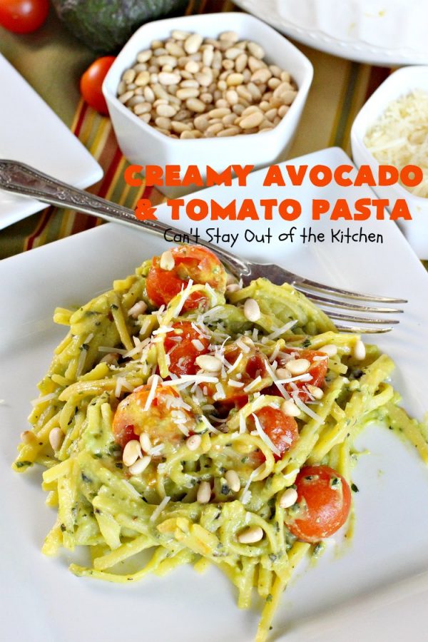 Creamy Avocado and Tomato Pasta Can't Stay Out of the Kitchen