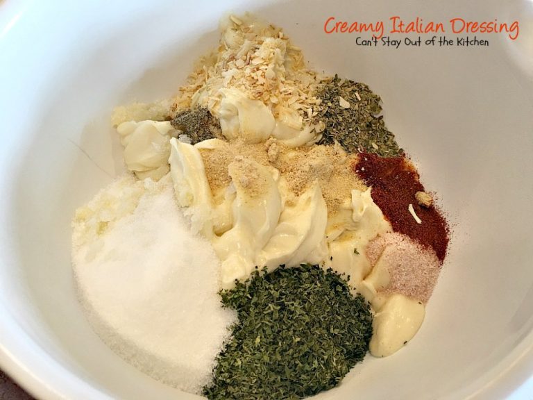 Creamy Italian Dressing Can't Stay Out of the Kitchen