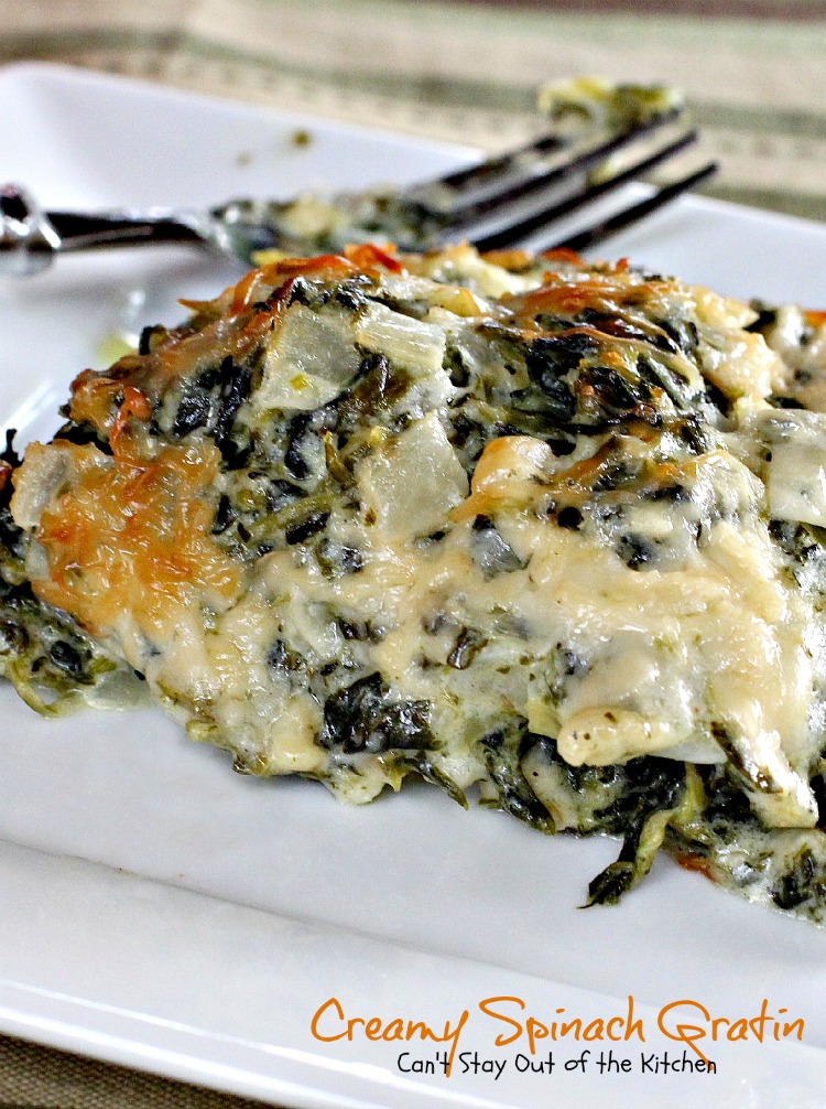 Creamy Spinach Gratin – IMG_6031 – Can't Stay Out of the Kitchen