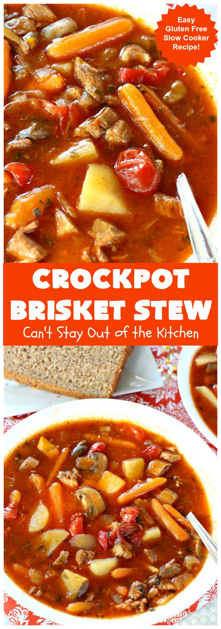 Crockpot Brisket Stew | Can't Stay Out of the Kitchen
