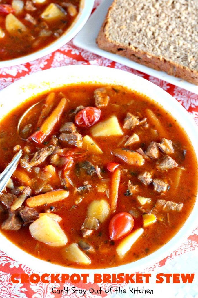 Crockpot Brisket Stew Can't Stay Out of the Kitchen
