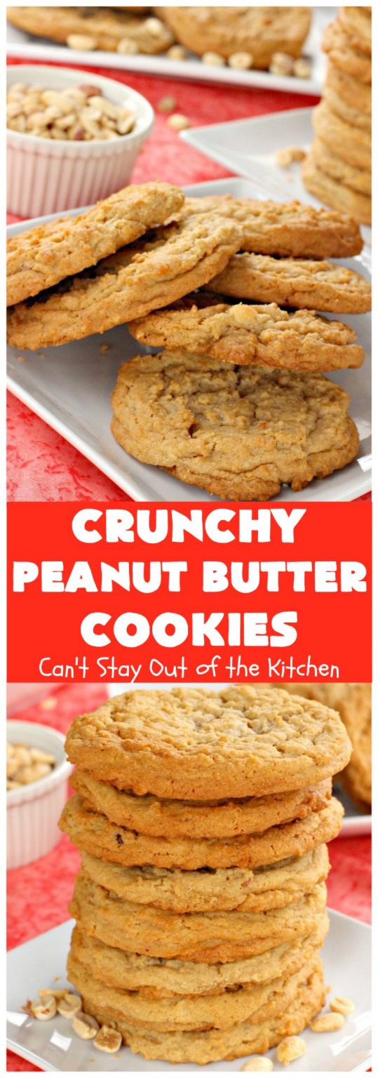 Crunchy Peanut Butter Cookies Can't Stay Out of the Kitchen