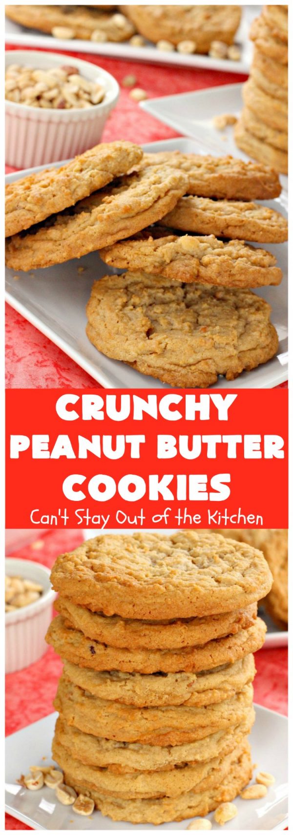 Crunchy Peanut Butter Cookies Can't Stay Out of the Kitchen