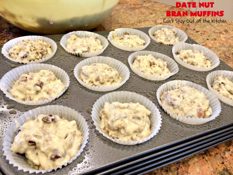 Date Nut Bran Muffins Can't Stay Out of the Kitchen