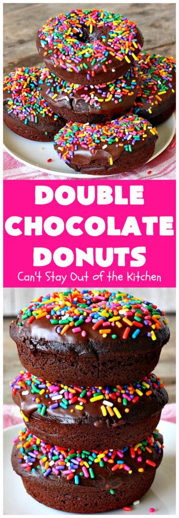 Double Chocolate Donuts | Can't Stay Out of the Kitchen