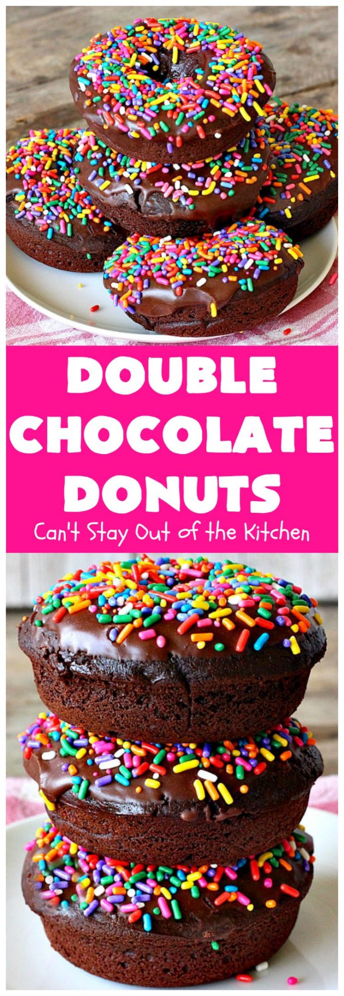 Double Chocolate Donuts – Can't Stay Out of the Kitchen