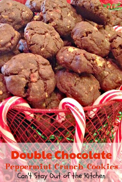 Double Chocolate Peppermint Crunch Cookies – Recipe Pix 20 299 – Can't ...