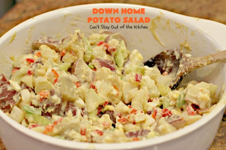 Down Home Potato Salad - Can't Stay Out of the Kitchen