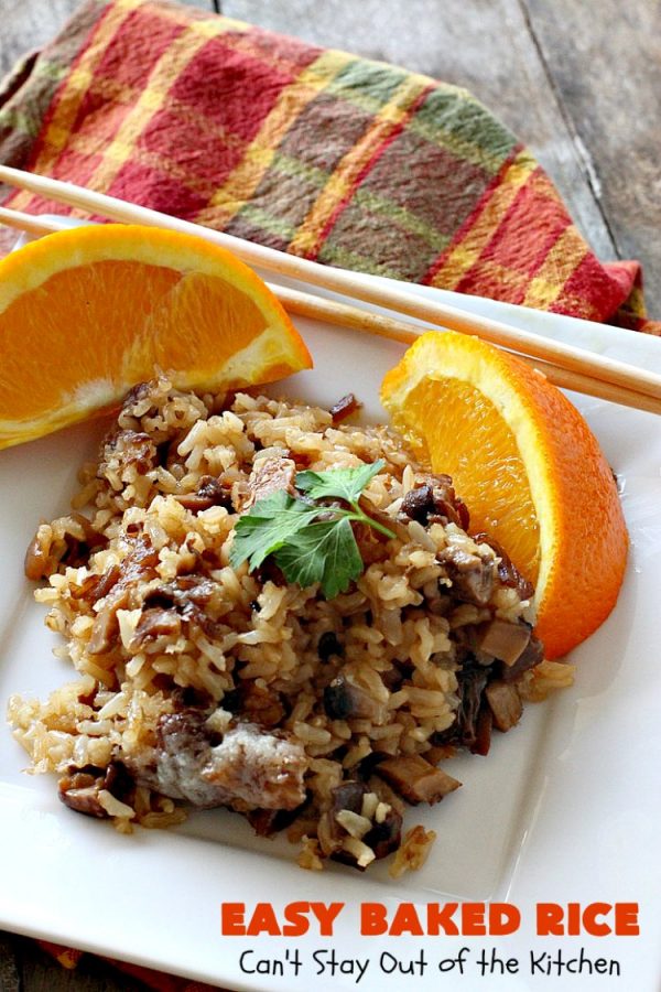 Easy Baked Rice Can't Stay Out of the Kitchen