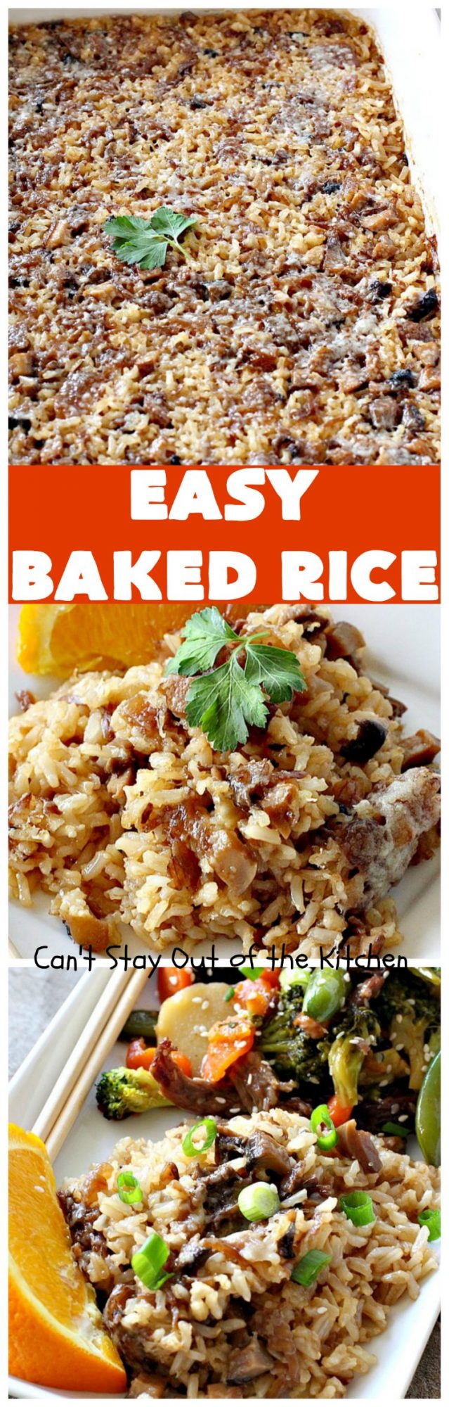 Easy Baked Rice Can't Stay Out of the Kitchen
