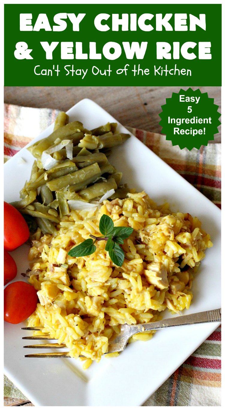 Easy Baked Chicken and Yellow Rice Recipes Pinkerton Graing