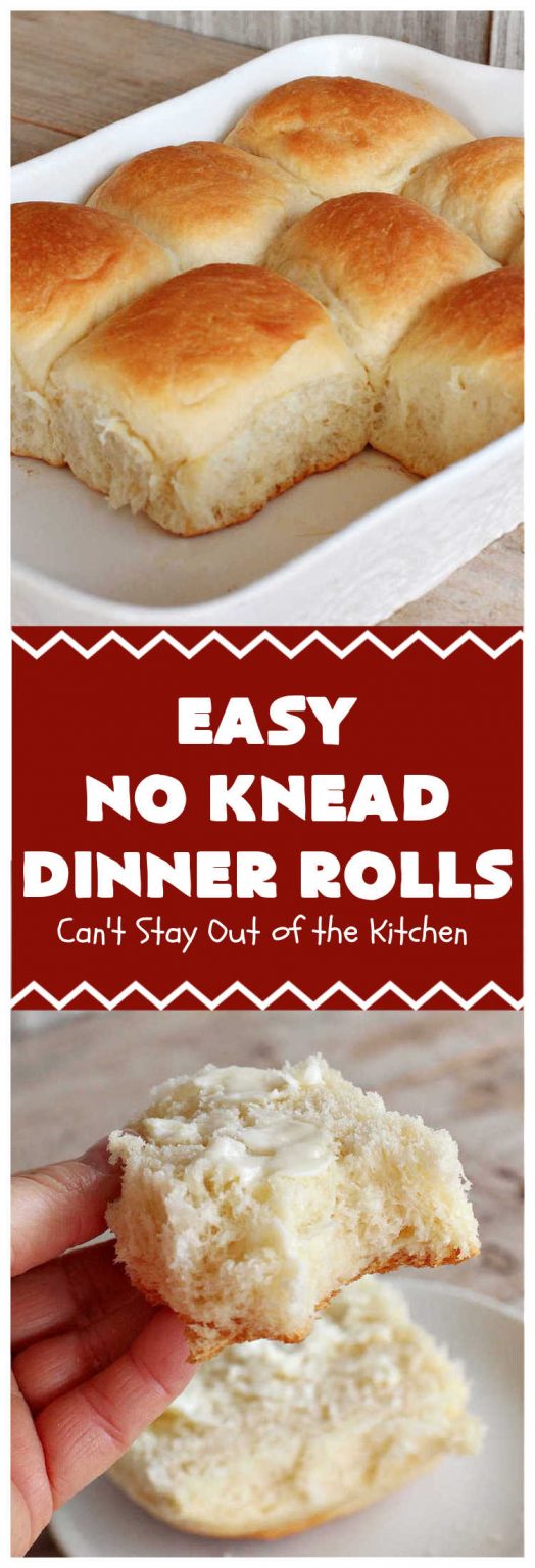 Easy No Knead Dinner Rolls Can't Stay Out of the Kitchen