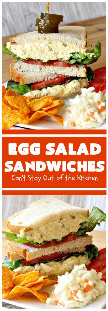 Egg Salad Sandwiches – Can't Stay Out of the Kitchen