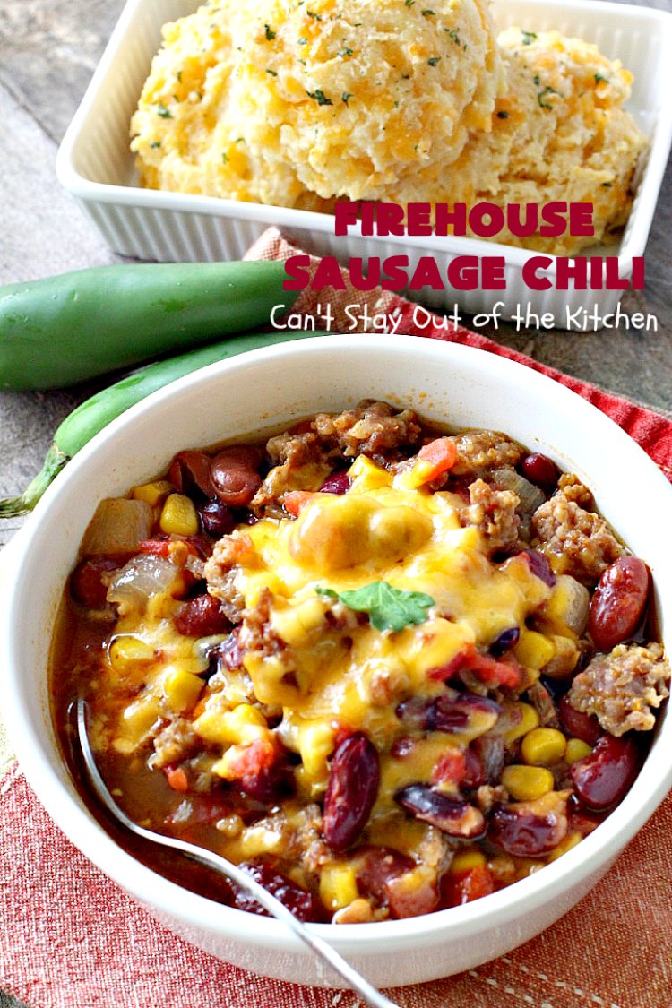 Firehouse Sausage Chili Img 8468 Can T Stay Out Of The